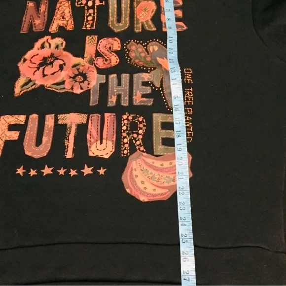 FARM Rio Oversized Nature Is The Future Graphic Sweatshirt - Picture 3 of 8